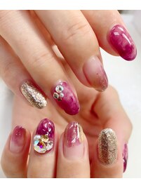 ボルドーカラー