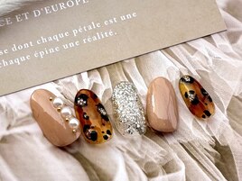 レオパード/秋冬ネイル/所沢