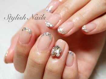 スタイリッシュネイルズ(Stylish Nails)/ジュエリー&キラキラフレンチ