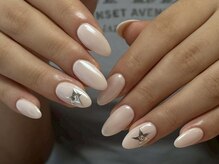 ジェミーネイル シンジュク(Jemiy nail shinjuku)/【Airi】シンプルパール星