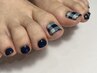 【初回オフ無料】FOOT 親指2本アート　¥9900