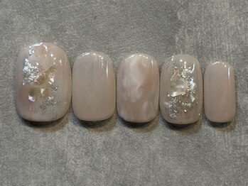 カラネイル 南森町店(calla nail)/シェル ピンクニュアンス