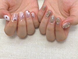 春ネイル/デイジーネイル