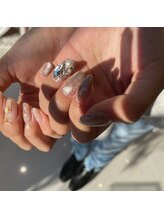 アース コアフュールボーテ 笛吹店(EARTH coiffure beaute)/埋め尽くしネイル 9500