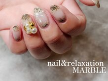 ネイルアンドリラクゼーション マーブル(MARBLE)/つけ放題¥7700