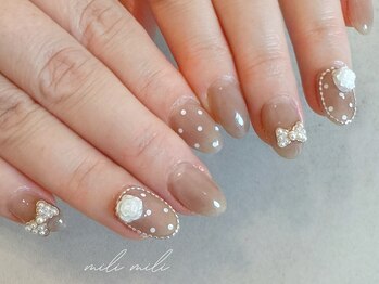 ミリ ミリ(mili mili)/ribbon×rose