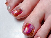 デシカ(DeSica)/大人フラワーネイル＊手描きart