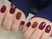 エヌドット 中目黒(N.)/ワンカラー×Goldラメ