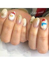 リノ ネイル(Rino nail)/クリスマス3Dネイル