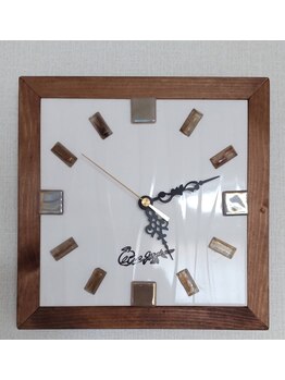 ナチュラルライフ(Natural Life)/木とタイルの時計