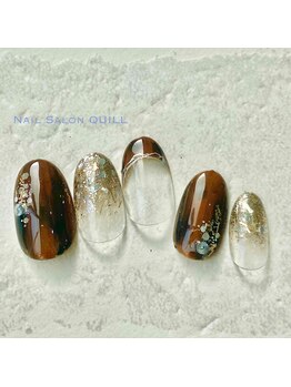 ネイルサロン クイル(QUILL)/１２月キラキラ（１）