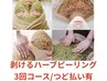 【剥離有り顔or体】ハーブピーリング3回コース  ¥49,500→¥46,500/つど払いOK