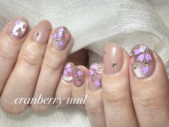 クランベリーネイル 代官山 恵比寿(cranberry nail)/シーズンネイル　春ネイル