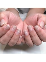 ネイルサロン マハロ 横浜四季の森フォレオ店(Nail Salon Mahalo)/S字フレンチ
