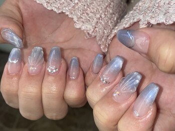 ウォル トウキョウ 渋谷(WOL TOKYO)/キラぷくマーメイドネイル