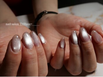 スリープラス(THReee+)/人気のマグネットネイル