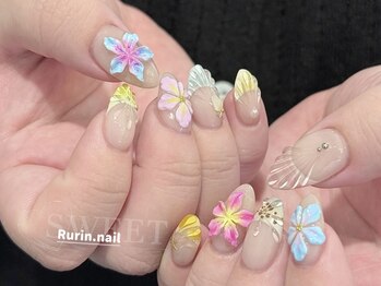 ルリン(Rurin)/ニュアンスネイル/上品ネイル