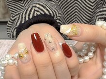 モアネイル 新宿/成人式ネイル/持ち込み/新宿