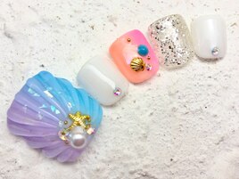 23年冬 マーメイド フットのネイルデザイン集 人気順 9ページ目 ホットペッパービューティー