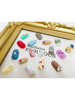 ネイル・アイメニューの同時施術が可能