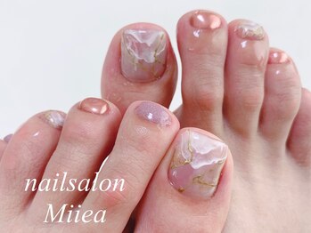 ミーア ネイル(Miiea nail)/ニュアンスフットネイル★