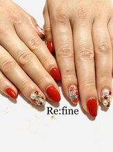 リファイン(Re:fine)/ジェル4本アート付け放題