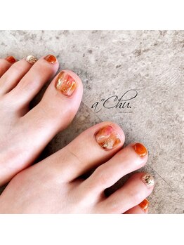チュチュアチュチュ(chuchu a chuchu)/foot nail 4art design 
