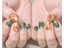 アンドミーネイル 蒲田(&me.nail)/天然石風 ニュアンス もやもや