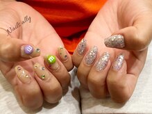 ネイルズアリー 立川店(Nails ally)/クリアベース×3Dパーツ×海×夏
