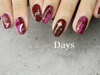 ネイルサロン デイズ 四郷店(nail salon Days)/チェックネイル