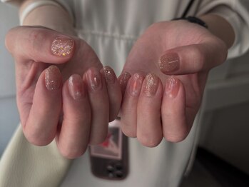 アンソロジー(Amth.)の写真/【千舟/松山市駅より徒歩5分】ニュアンスネイル◎色を重ねて作り上げた絶妙な仕上がり◇お仕事終わりにも♪