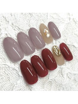 韓国風ワンポイントデザイン