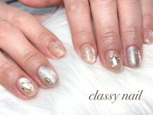 クラッシーネイル(classy nail)の雰囲気（マグネットとニュアンス感がとても素敵です☆）