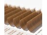 【新規】透明感,印象UP♪［ ALL Brown］ ダブルフラットラッシュ120～140本