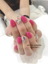 プライベート ネイルサロン マーマ(murmur)/夏カラーシェルネイル