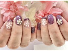 ディーネイル 京橋(D-nail)/立和名/キラキラ☆華やかネイル