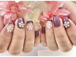 立和名/キラキラ☆華やかネイル