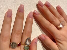 カラフルドットネイル