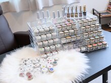 人気のジェルブランドのジェル使用☆