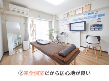 整体院カイト/2.完全個室だから居心地が良い