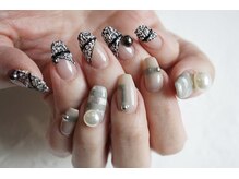 ネイル フライガール(nail FLY GIRL)/チグハグネイル♪