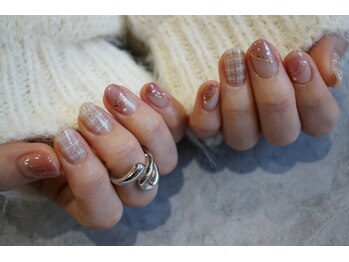 ネイル フライガール(nail FLY GIRL)/チェックネイル♪