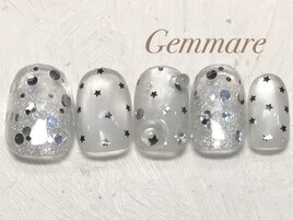 マグネットスターキラキラネイル