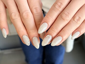 ネイルエルーシェ 立川店(Nail Ercher)/ラメワンカラー