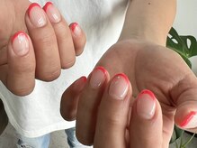 アンドネイル(+ and Nail)/フレンチ/ネオン/ビタミンカラー