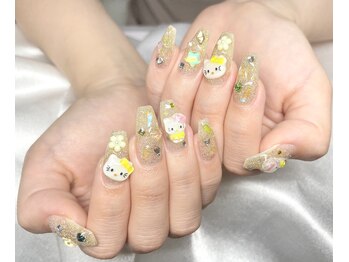 アヤメネイル/パーツつけ放題