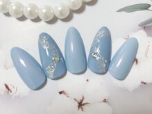 キラキラネイル 川口 南鳩ヶ谷店/可愛い星デザイン