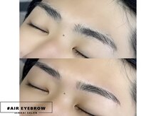 ハッシュタグ エアーアイブロウ 仙台(#AIR EYEBROW)/角度あり平行眉