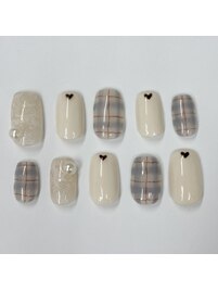 〈定額デザイン〉lace × check