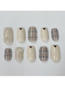 〈定額デザイン〉lace × check